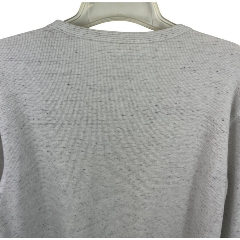Sonoma Mens Heather Gray Thermal Waffle Knit Long Sleeve Shirt Size Large - Picture 5 of 6